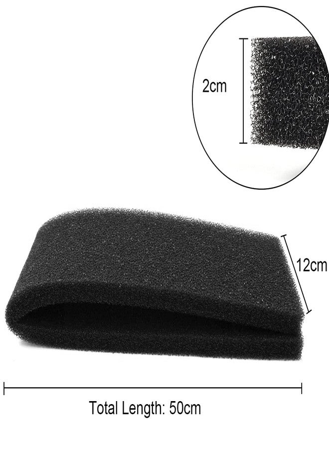Bilindasly Aquarium Filter Sponge Foam Cut to Fit Biochemical Filter Bio Sponge Pad for Aquarium Filter Fish Tank, Reticulated Small Pore 19.7"x 4.72" x 0.8" - Image 2